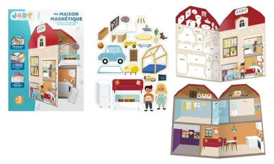Image de J.A.D.E Livre Magnetique - Theme Maison