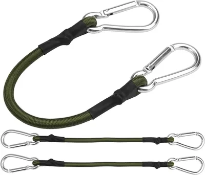 Produktbild von Spanhummelsatz 3 Stücke, 30 cm und 60 cm, mit Karabinern, für Camping
