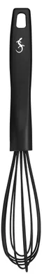 Silikon-Becherbesen 28 cm, 6 Stück, Schwarz