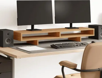Obrázok produktu pre vidaXL Stojan na monitor Artisan dub 100x27x15 cm materiál na báze dreva