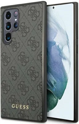 Zdjęcie produktu dla Etui Guess 4G Metal Gold Logo Na Samsung Galaxy S24 Ultra - Czarne