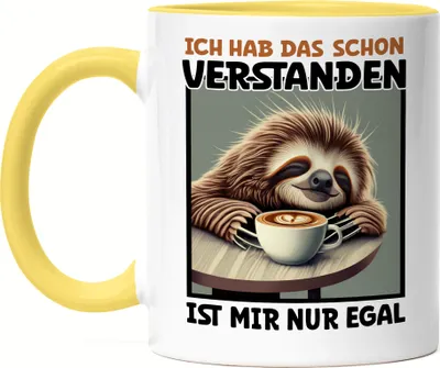 Produktbild von Ich hab das schon verstanden ist mir nur egal Tasse Gelb Witzig Kollege Büro