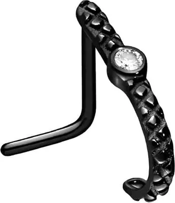 Produktbild von Nasenpiercing, Nasenstecker Chirurgenstahl Nasenstecker KRISTALL