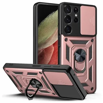 Produktbild von Armor Hülle Camera Protect für Samsung Galaxy S23 Serie - Farbe: Rosegold - Modellkompatibilität: Für Samsung Galaxy S23 Ultra