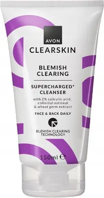 Obrázok produktu pre Avon Clearskin Blemish Clearing Cleanser s kyselinou salicylovou na starostlivosť o pleť s akné