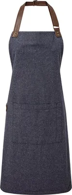 Immagine prodotto di Premier Workwear PR144 | Grembiule pettorina Annex Oxford, 72 x 86 cm - Colore: Navy (circa Pantone 2380) - Dimensioni: 72 x 86 cm