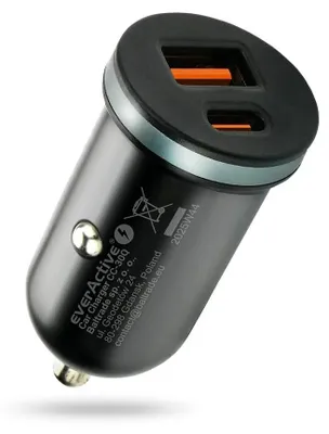 Immagine prodotto di everActive Car charger CC-30Q USB+ USB-C QC 3.0 PD 35W