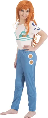 Produktbild von One Piece – Nami Kostüm für Kinder Kindergröße: 140