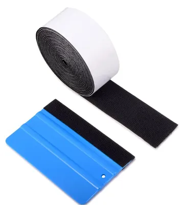 Produktbild von Vilttape selbstklebend, schwarz, 4,8 x 500 cm, für Fensterfolie