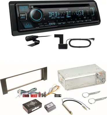 Produktbild von Kenwood KDC-BT560DAB Bluetooth DAB USB Einbauset für Audi A4 B6 B7