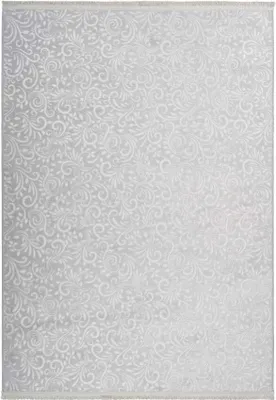 Produktbild von Teppich PERI grau 120x160cm rutschfest waschbar 3D-Effekt 8mm Florhöhe für Fußbodenheizung