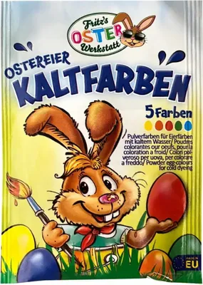 Produktbild von Eierfarben Fritz's Osterwerkstatt Kaltfarben 5 Stück