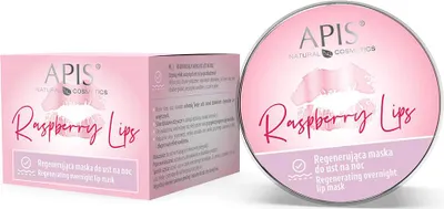 Image de Apis Masque de nuit régénérant pour les lèvres à la framboise, 10ml