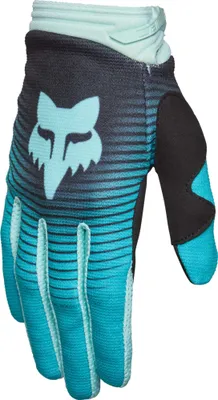 Image de Gants de motocross pour femmes FOX 180, turquoise/noir, taille XL
