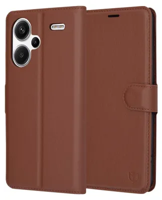 Obrázok produktu pre Techsuit Leather Folio puzdro pre Xiaomi Redmi Note 13 Pro+ 5G – hnedé (Brown)