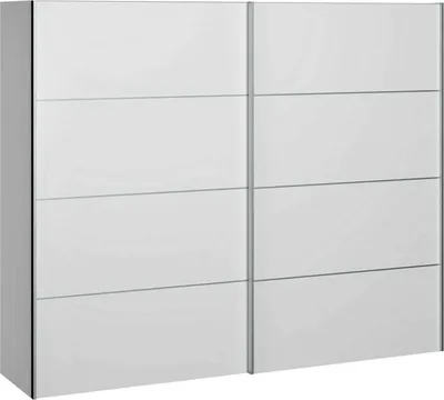 Immagine prodotto di Dmora Guardaroba 2 Ante Acerno 64x201.5h cm Bianco, Appendiabiti 2 Ante