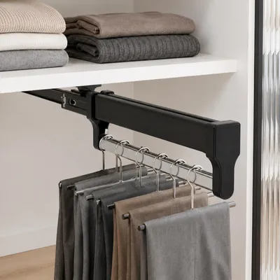 Ausziehbare Kleiderstange verstellbar 29-58 cm