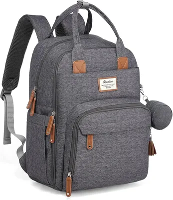 Obrázok produktu pre Prebaľovací batoh 30 x 19.8 x 42 cm, 16 priehradiek, čierna, pre cestovanie