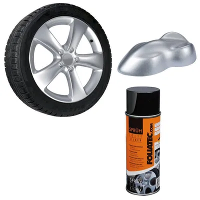 Produktbild von Foliatec Sprühfolie 1 Dose 400 ml. silber metallic