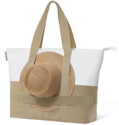 Produktbild von Große Strandtaschen mit Reißverschluss für Reisen und Ausflüge