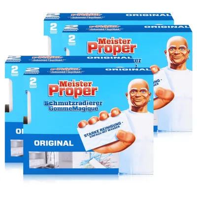 Produktbild von Mr.Proper Express Schmutzradierer 2 Radierer/Paket (4er Pack)