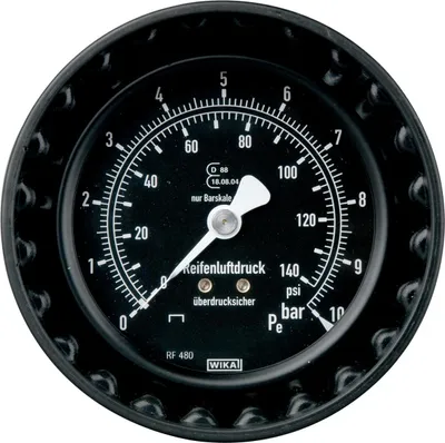 Produktbild von METABO Manometer Ø 80 mm mit Schutzkappe (1-10 bar) für RF 480 (7823672327)