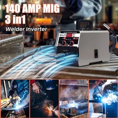 Imagen del producto de Máquina de soldar 3 en 1 MIG, MMA, TIG - Portátil - 250A - Para metal