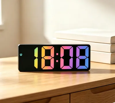 Produktbild von Digitale Wecker mit LED-Display,Einfache Bedienung,Perfekte Nachttischuhr für Zuhause,Büro