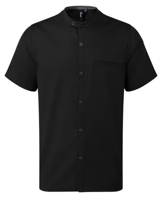 Immagine prodotto di Premier - Camicia "Chefs" per uomo/donna unisex a maniche corte LT2634 (XS) (nero)