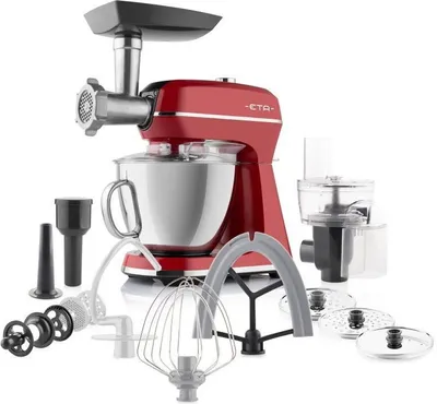 Obrázek produktu pro Eta STORIO II, 5 l, Červená, Páčka, Otočné, Náklon, 1,4 l, Míchání, Hnětění, Míchání, Míchání, 1,4 m