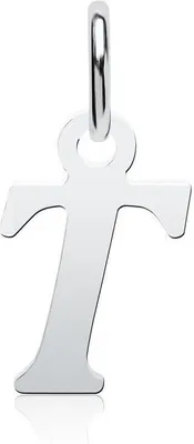 Produktbild von Unique Kettenanhänger "T" 925er Silber Buchstabenanhänger SP0911