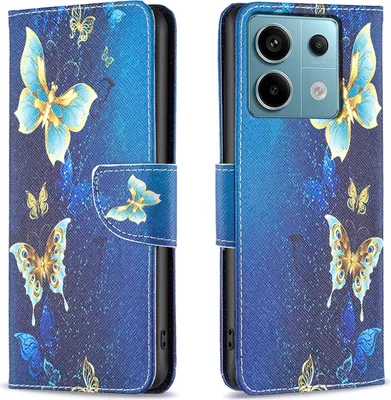 Produktbild von Für Xiaomi Poco M6 Pro 4G / Redmi Note 13 Pro 4G Kunst Leder Book Wallet Schutz Tasche Motiv 6