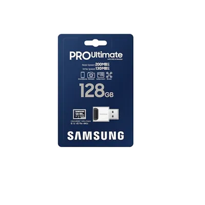 Zdjęcie produktu dla Samsung MB-MY128SB/WW, 128 GB, MicroSDXC, UHS-I, 200 MB/s, 130 MB/s, Class 3 (U3)