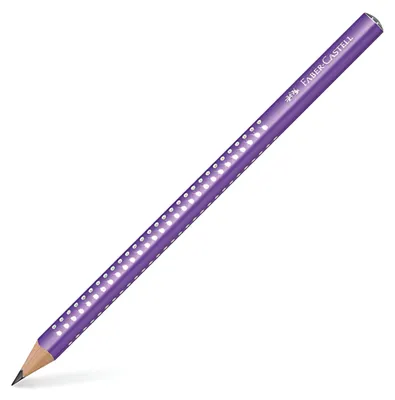 Produktbild von Faber Castell Bleistift Sparkle Jumbo B pearl lila