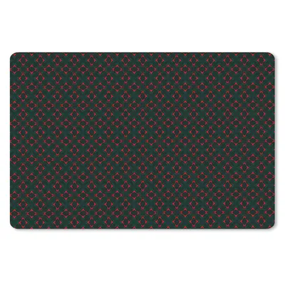 Produktbild von MuchoWow® Mauspad Mousepad Muster - Rot - Dekoration 27x18 cm - Mousepads - Maus Mat - Pad - Mausunterlage - Büroartikel - Desk Matten