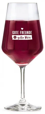 Produktbild von Gilde Weinglas Gute Freunde und guter Wein Glas