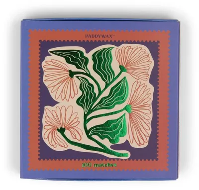 Obrázok produktu pre Paddywax Jumbo zápalky v krabičke 100ks / Floral