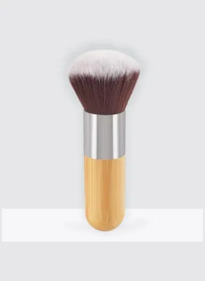 Produktbild von Runder Make-up-Pinsel mit Bambusgriff
