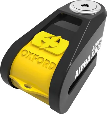 Produktbild von Oxford Alpha XA14 Alarm Bremsscheibenschloss Farben: Gelb