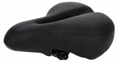 Produktbild von Fahrradsattel gepolstert, Gel-Sattel breit ergonomisch geformt, Damen Herren Komfort-Sattel, 27 x 21 cm