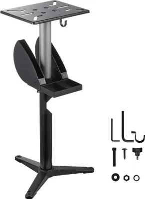 Produktbild von Höhenverstellbarer Schleifständer Tischschleifer Halter - 5-stufig, 315x254mm - Werkzeughalter für Schleifmaschine