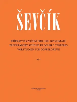 Zdjęcie produktu dla Otakar Ševčík Přípravná cvičení pro hru dvojhmatů op. 9 Nuty