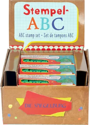 Produktbild von Bunte Geschenke|Die Spiegelburg Stempel-ABC - Bunte Geschenke