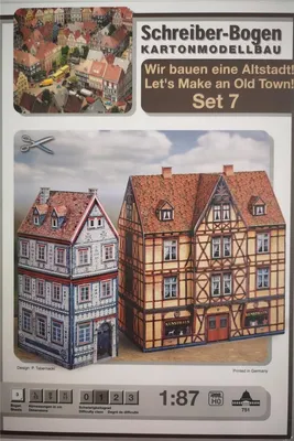 Produktbild von Schreiber-Bogen Kartonmodellbau Wir bauen eine Altstadt! Set 7 HO