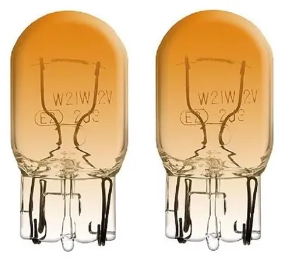 Zdjęcie produktu dla żarówki, lampy, motocykle, skutery, samochody, 12V, 21W, T20, pomarańczowy