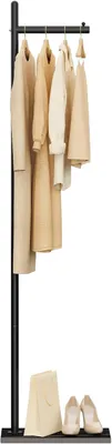 Productafbeelding van Kledingstandaard 39x26x174 cm, metaal, voor hal, zwart