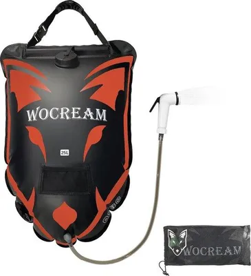 Obrázok produktu pre Veľká kempingová sprcha – 25 litrov – vonkajšia sprcha – prenosná – na pláž a kempovanie – cestovná sada