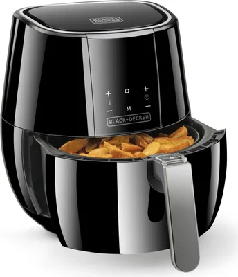 Obrázok produktu pre Black & Decker BXAF3500E, Teplovzdušná fritéza, 3 L, 0,8 kg, 80 °C, 200 °C, 60 min