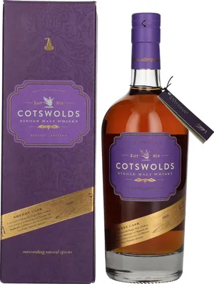 Image de Cotswolds SHERRY CASK Single Malt Whisky 57,4% Vol. 0,7l en boîte cadeau
