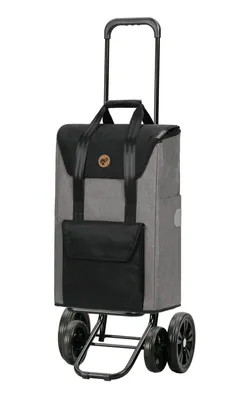 Zdjęcie produktu dla Andersen SHOPPER MANUFAKTUR wózek na zakupy Quattro Shopper Senta 2.0 szary szary 117cm